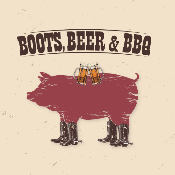 Loudoun Free Clinic's Boots, Beer, & BBQ 2024 - logo